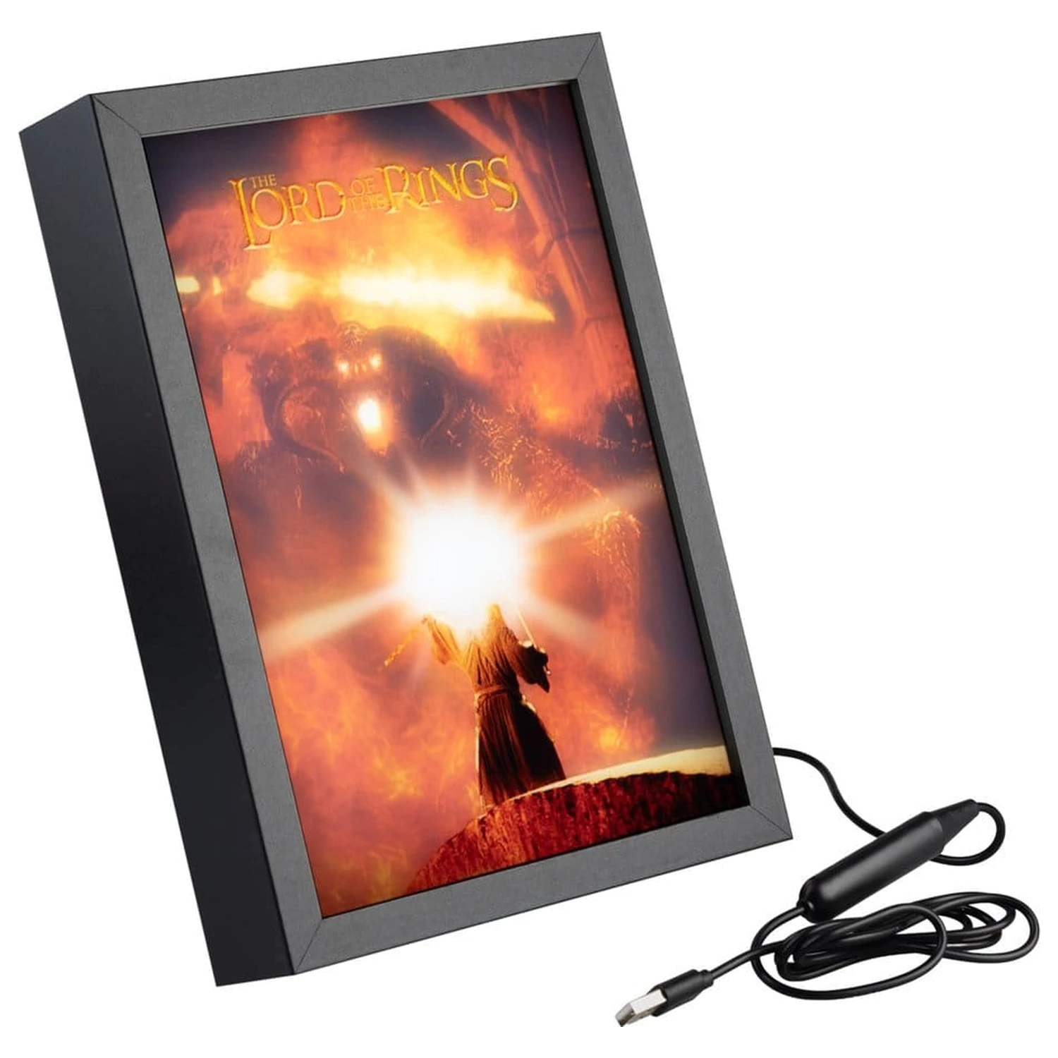 The Lord of the Rings zarámovaný LED panel 28 x 20 cm produktová fotografia