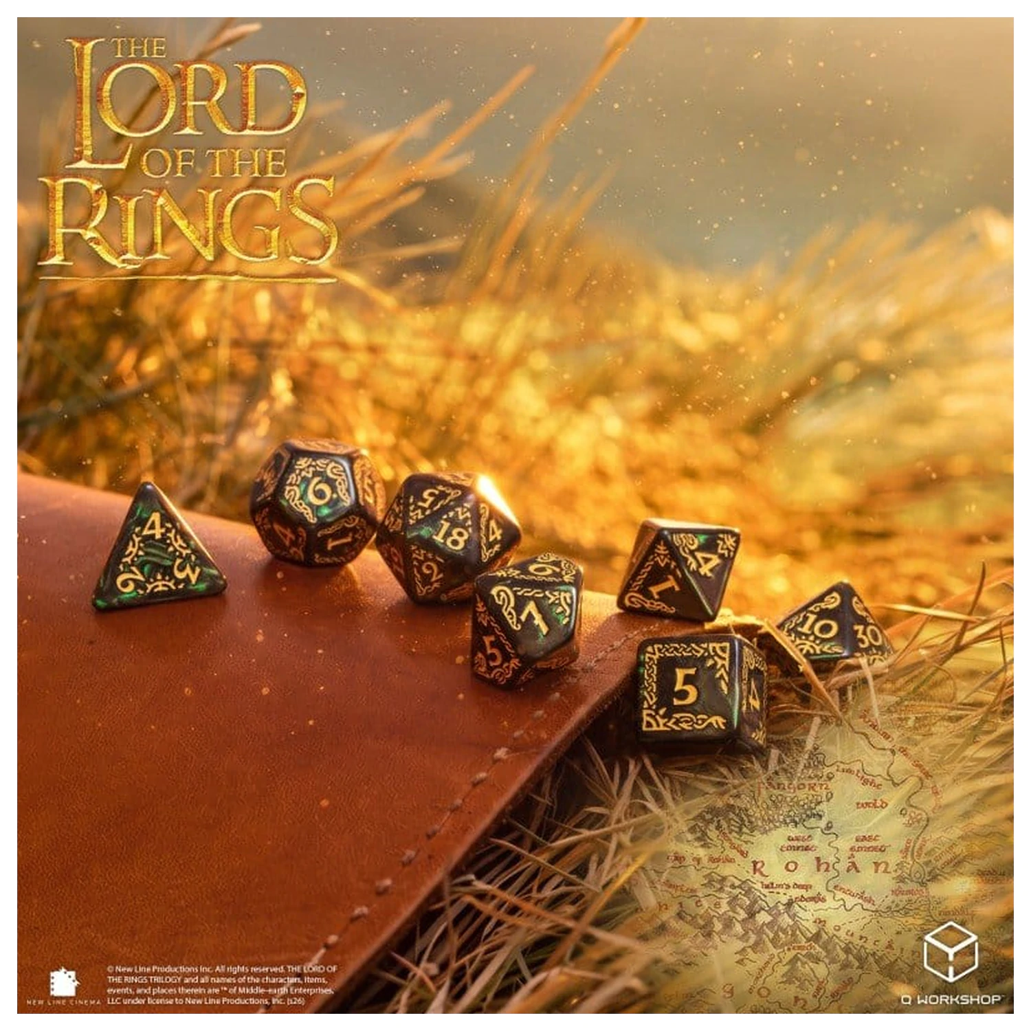 The Lord of the Rings súprava kociek 7 Rohan produktová fotografia