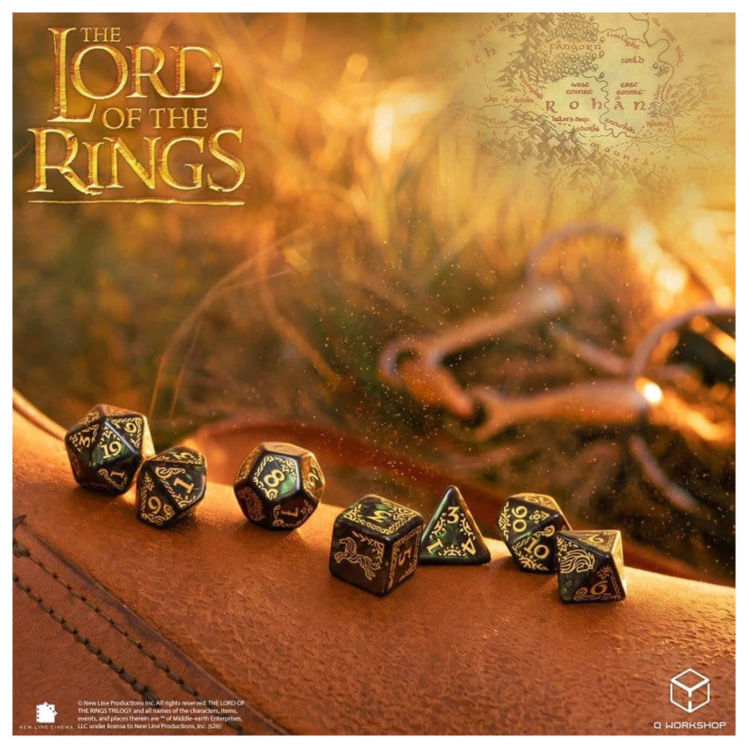 The Lord of the Rings súprava kociek 7 Rohan produktová fotografia