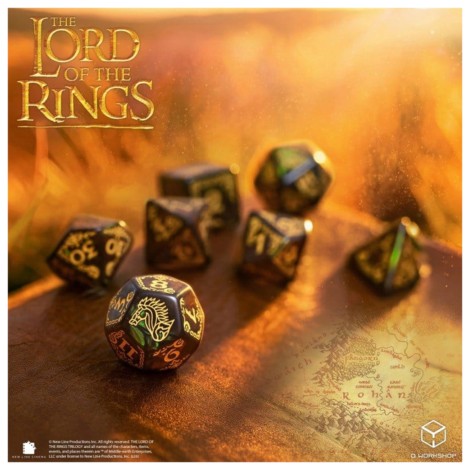 The Lord of the Rings súprava kociek 7 Rohan produktová fotografia