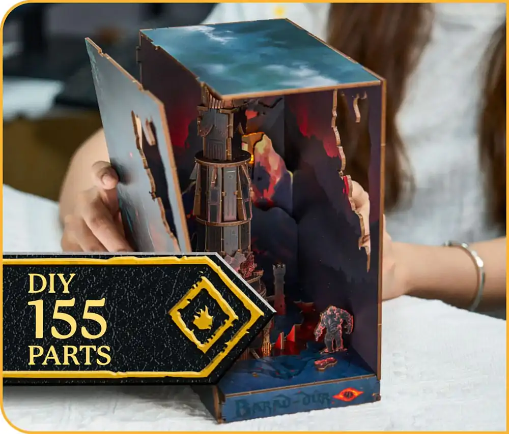 The Lord of the Rings Tiny Adventures Book Nook Mini Diorama Barad-Dûr 23 cm produktová fotografia