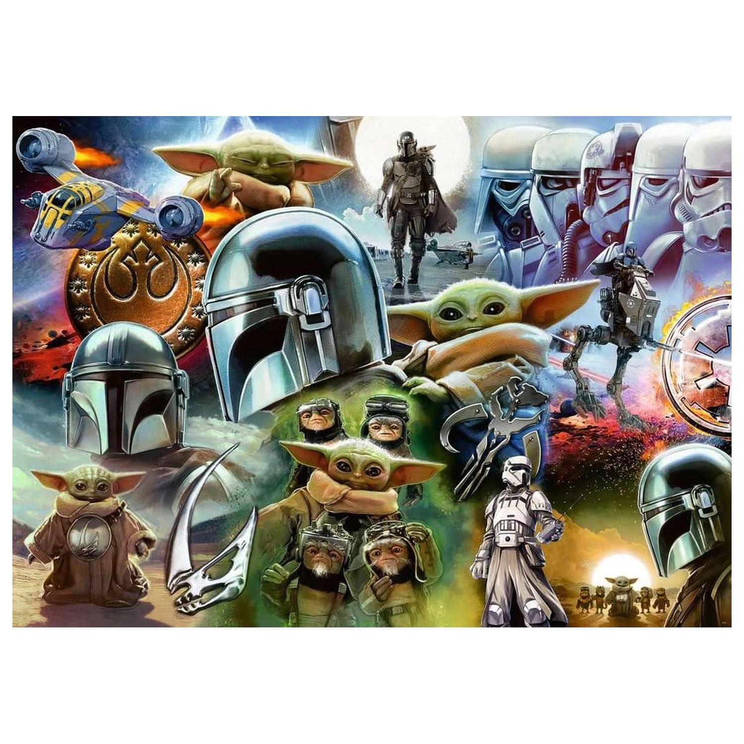 The Mandalorian and Grogu Skladačka (1000 kusov) produktová fotografia