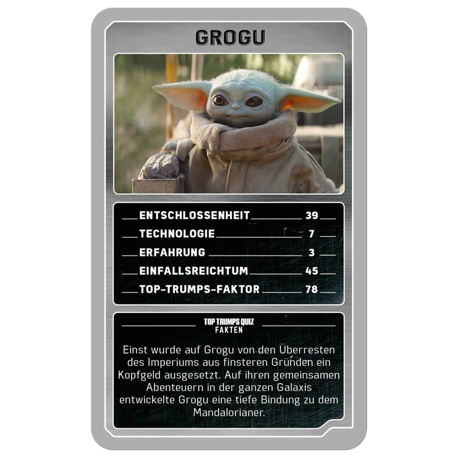 The Mandalorian a Grogu Kartová hra Top Trumps Collectables *Nemecká verzia* produktová fotografia