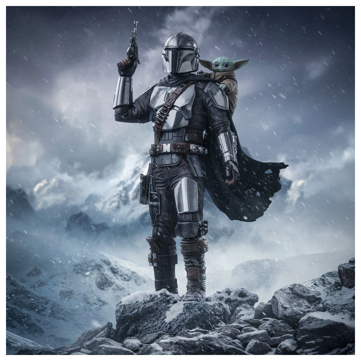 The Mandalorian & Grogu Art Scale socha 1/10 The Mandalorian and Grogu 25 cm produktová fotografia