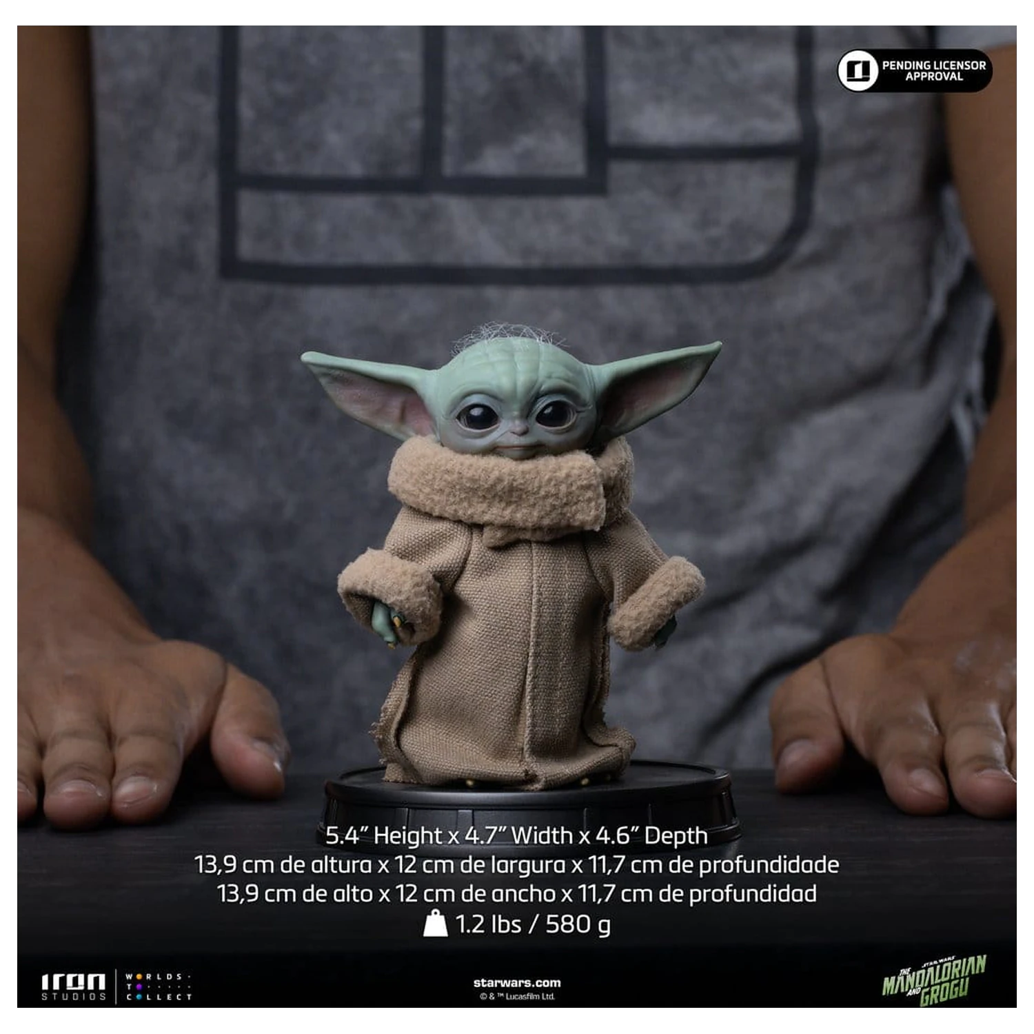 The Mandalorian & Grogu Grogu Collection Socha Grogu Always Curious produktová fotografia