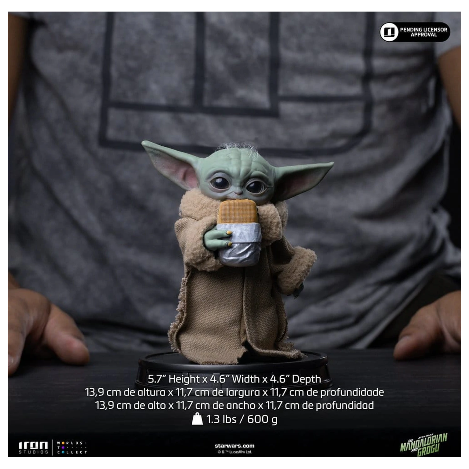 The Mandalorian & Grogu Grogu Collection Socha Grogu Food Cart Snack produktová fotografia
