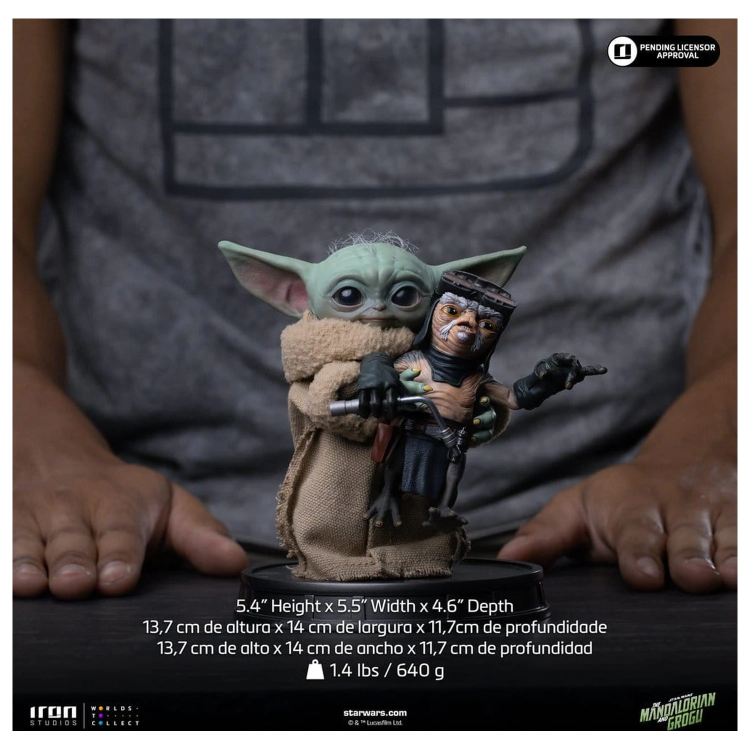 The Mandalorian & Grogu Grogu Collection Socha Grogu No Squeezy produktová fotografia