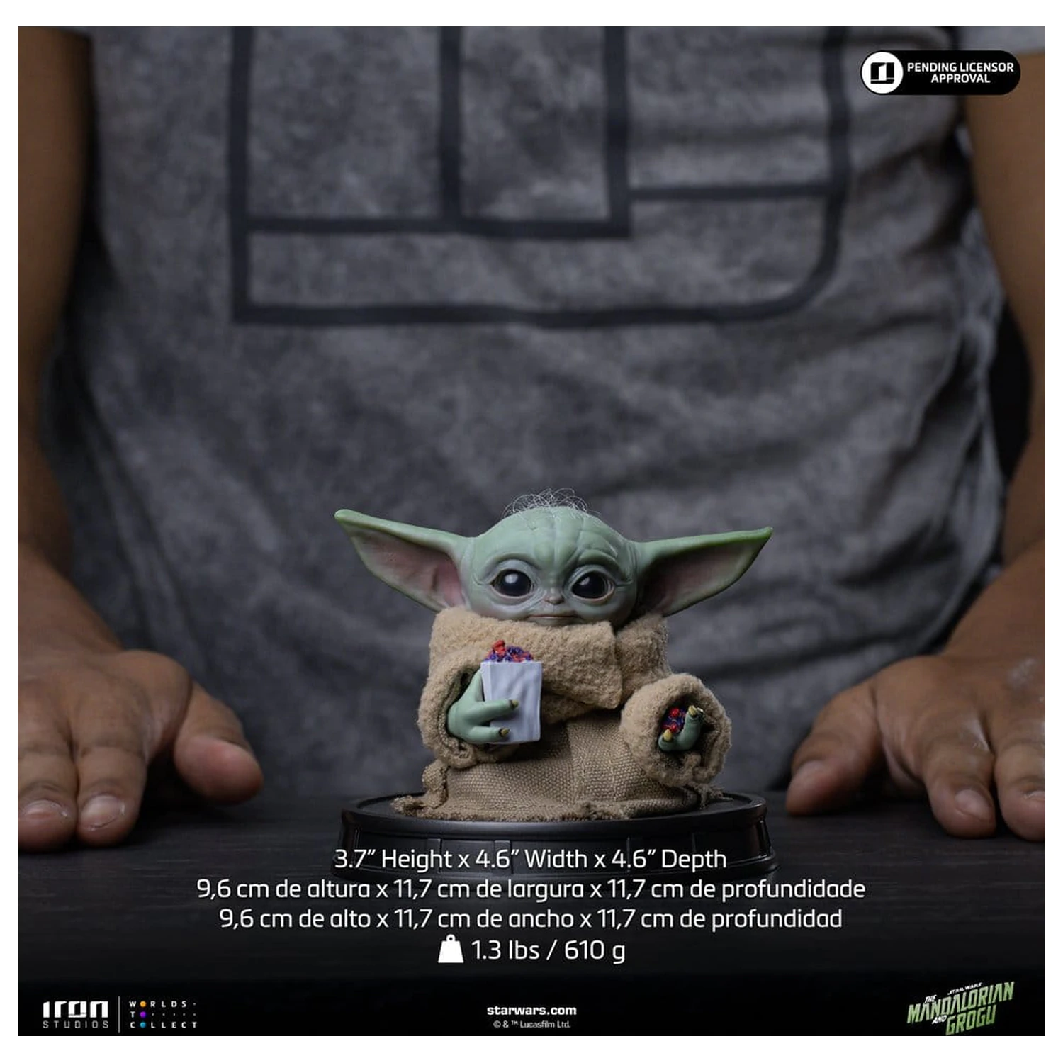 The Mandalorian & Grogu Grogu Collection Soška Grogu Popcorn Time produktová fotografia
