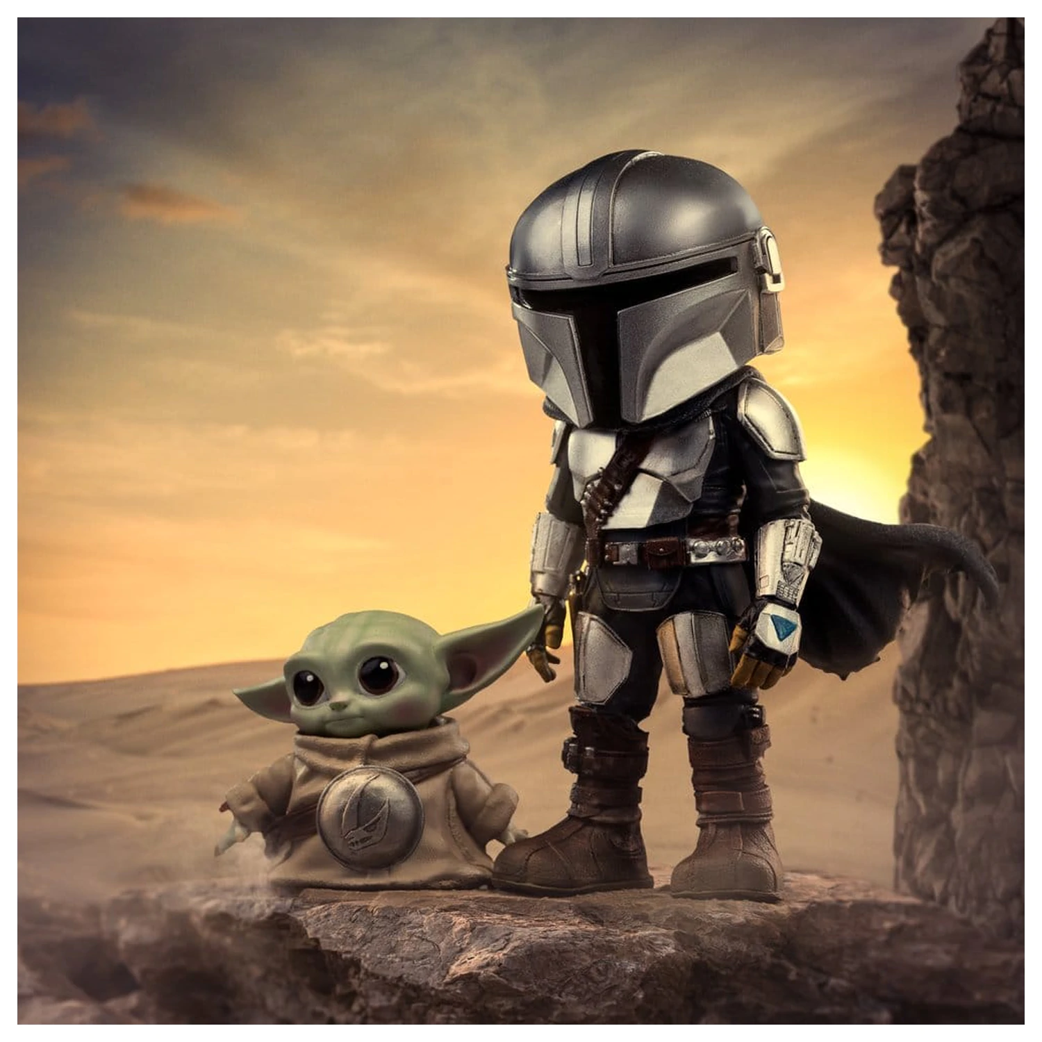 The Mandalorian & Grogu MiniCo Figúrka The Mandalorian a Grogu produktová fotografia
