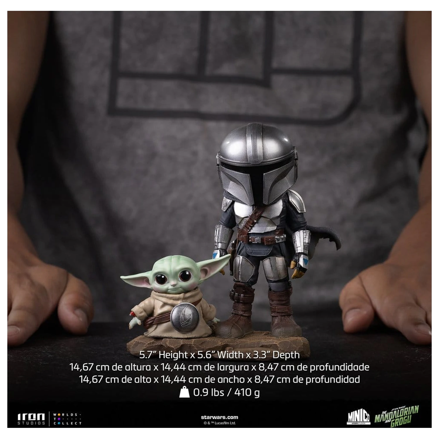 The Mandalorian & Grogu MiniCo Figúrka The Mandalorian a Grogu produktová fotografia