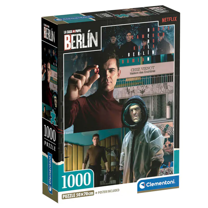 The Money Heist Berlin puzzle 1000 dielikov produktová fotografia