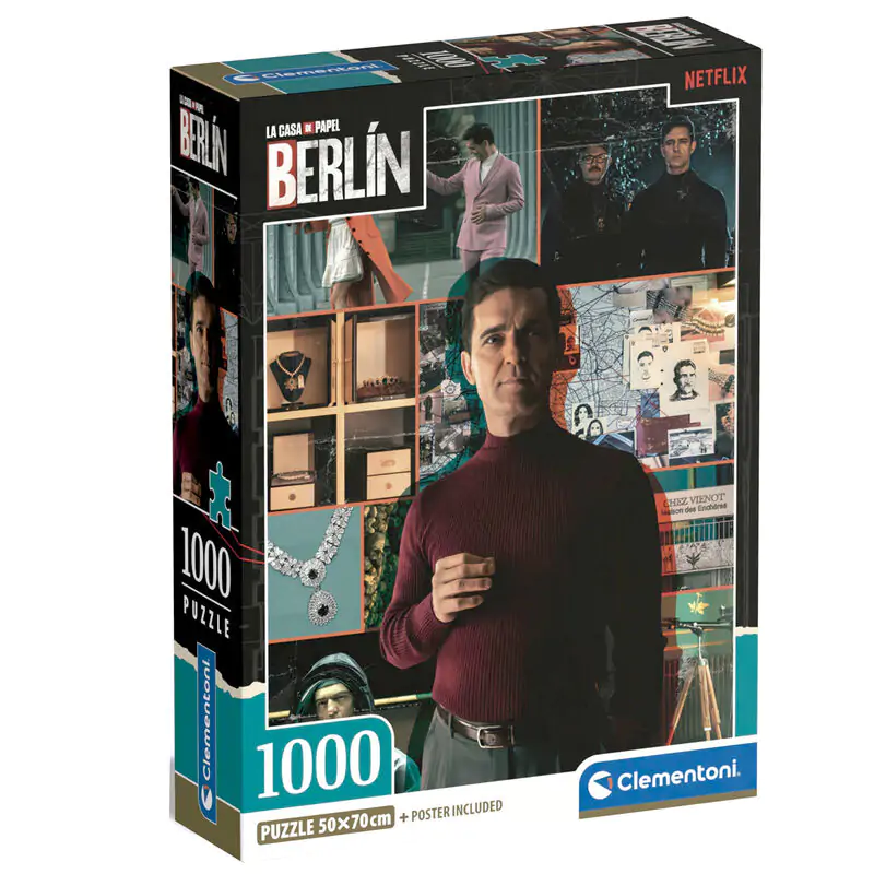 The Money Heist Berlin puzzle 1000 dielikov produktová fotografia