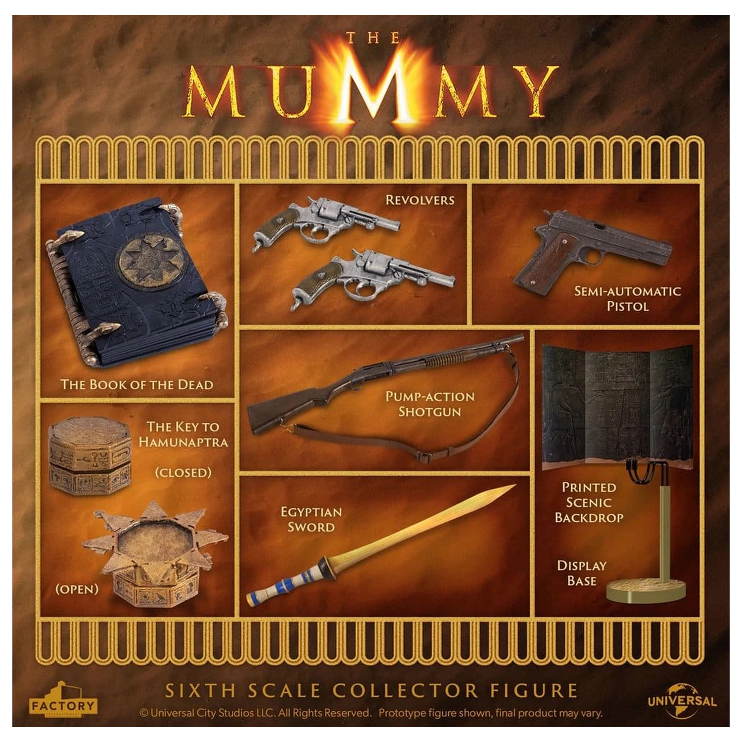 The Mummy Akčná figúrka 1/6 Rick O’Connell 30 cm produktová fotografia