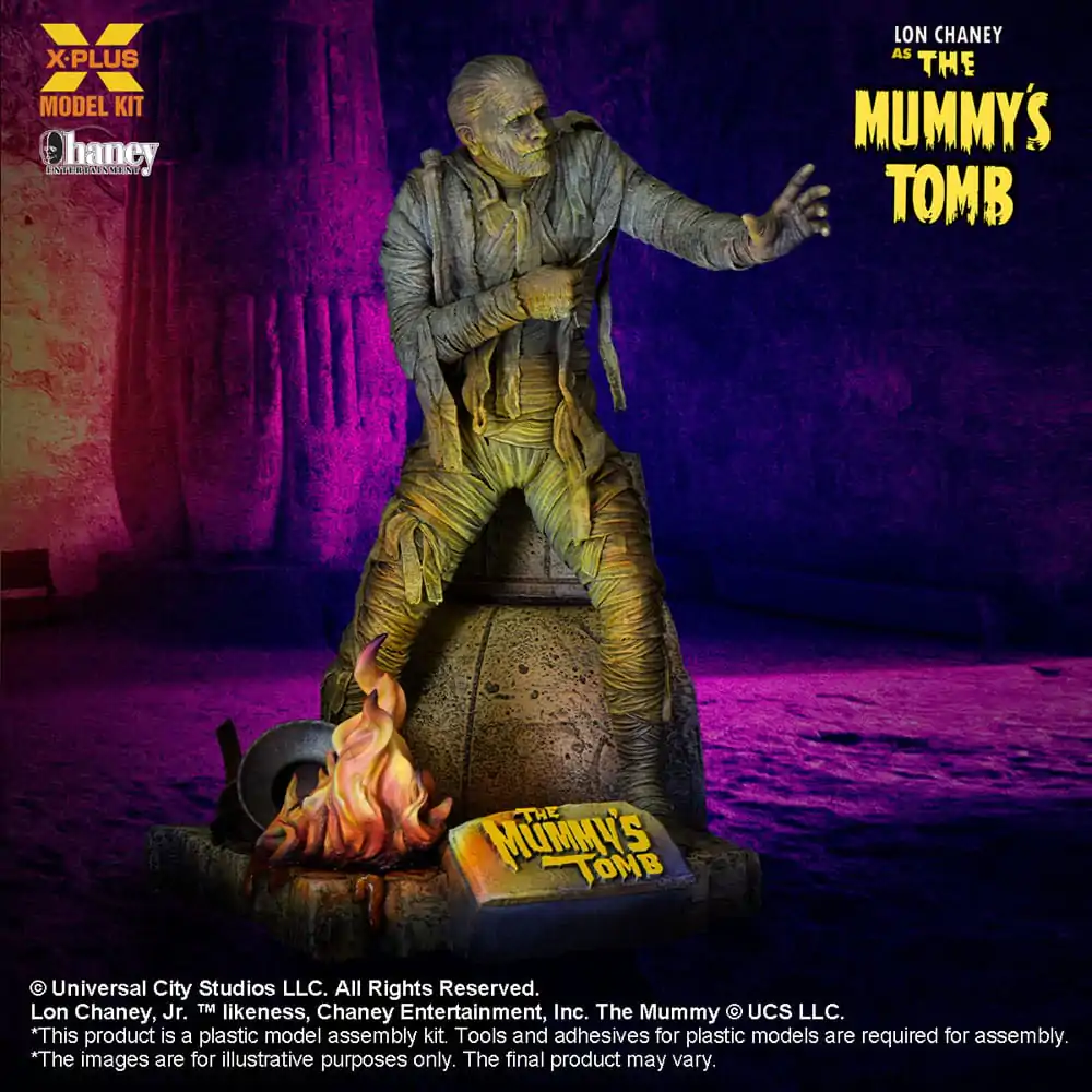 The Mummy´s Tomb Plastic Model Kit 1/8 Lon Chaney Jr. Plastikový modelársky kit 1/8 Lon Chaney Jr. ako Múmia 23 cm termékfotó