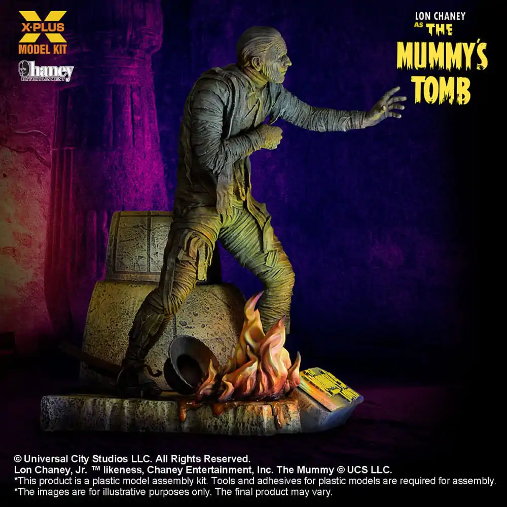 The Mummy´s Tomb Plastic Model Kit 1/8 Lon Chaney Jr. Plastikový modelársky kit 1/8 Lon Chaney Jr. ako Múmia 23 cm termékfotó