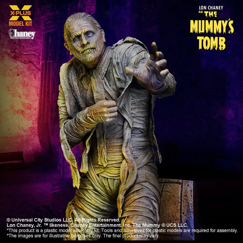 The Mummy´s Tomb Plastic Model Kit 1/8 Lon Chaney Jr. Plastikový modelársky kit 1/8 Lon Chaney Jr. ako Múmia 23 cm termékfotó