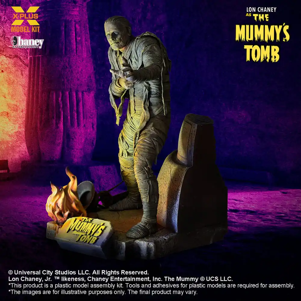 The Mummy´s Tomb Plastic Model Kit 1/8 Lon Chaney Jr. Plastikový modelársky kit 1/8 Lon Chaney Jr. ako Múmia 23 cm termékfotó