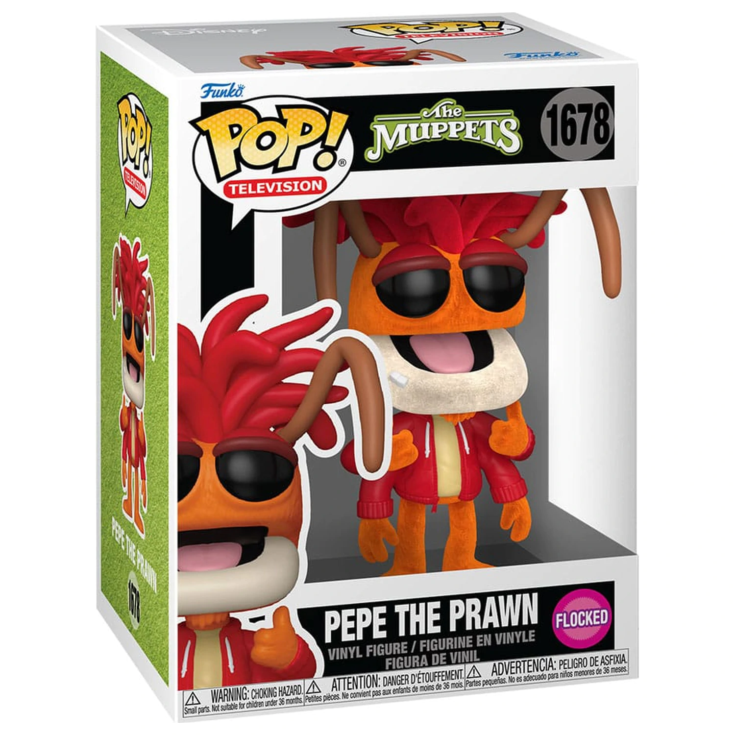 The Muppets Funko POP! Vinylová figúrka Pepe the Prawn (Flocked) 9 cm produktová fotografia