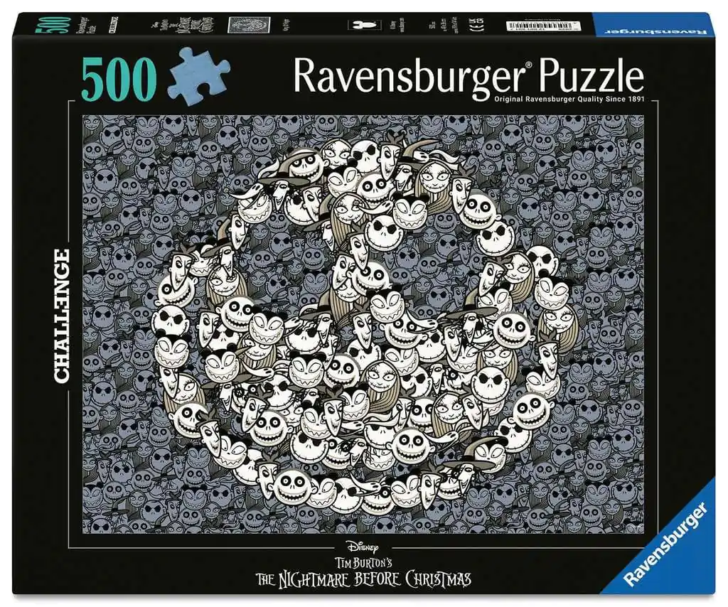 The Nightmare Before Christmas Challenge Puzzle Skladacia King of Fright (500 dielikov) produktová fotografia