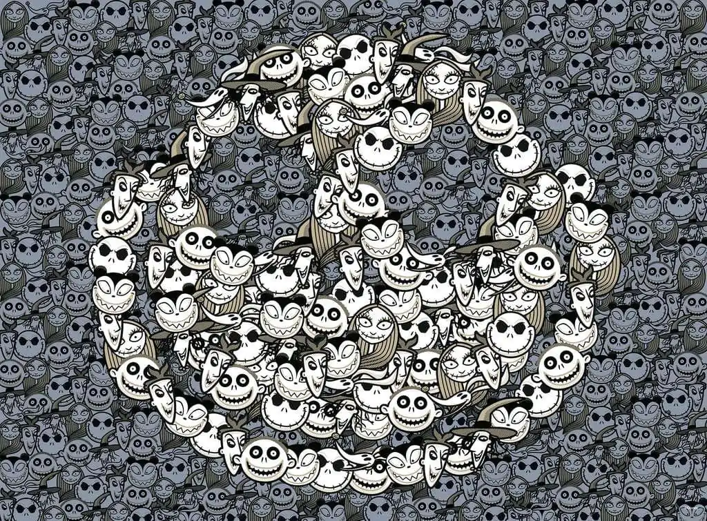 The Nightmare Before Christmas Challenge Puzzle Skladacia King of Fright (500 dielikov) produktová fotografia