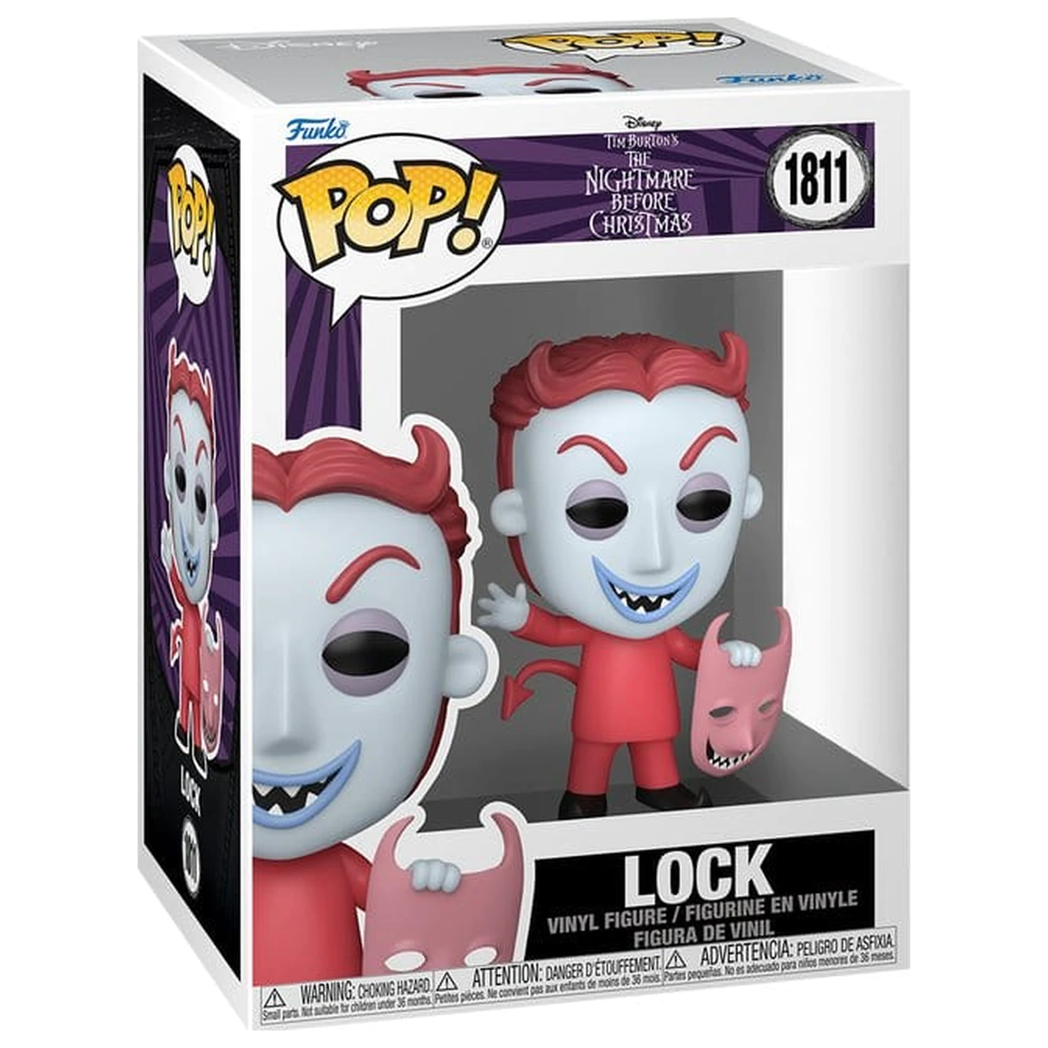 The Nightmare Before Christmas Funko POP! Vinylová figúrka Lock 9 cm produktová fotografia