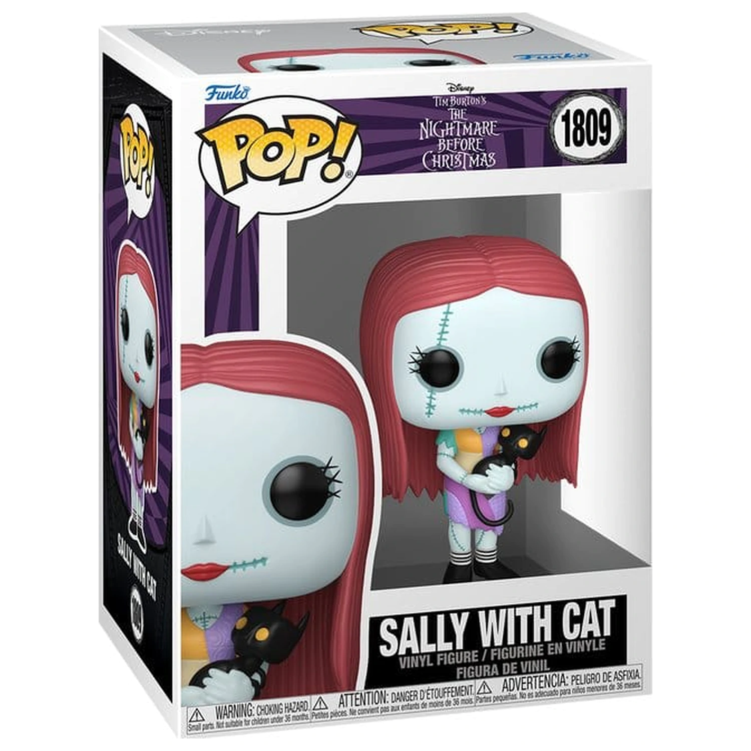 The Nightmare Before Christmas Funko POP! Vinylová figúrka Sally s mačkou 9 cm produktová fotografia