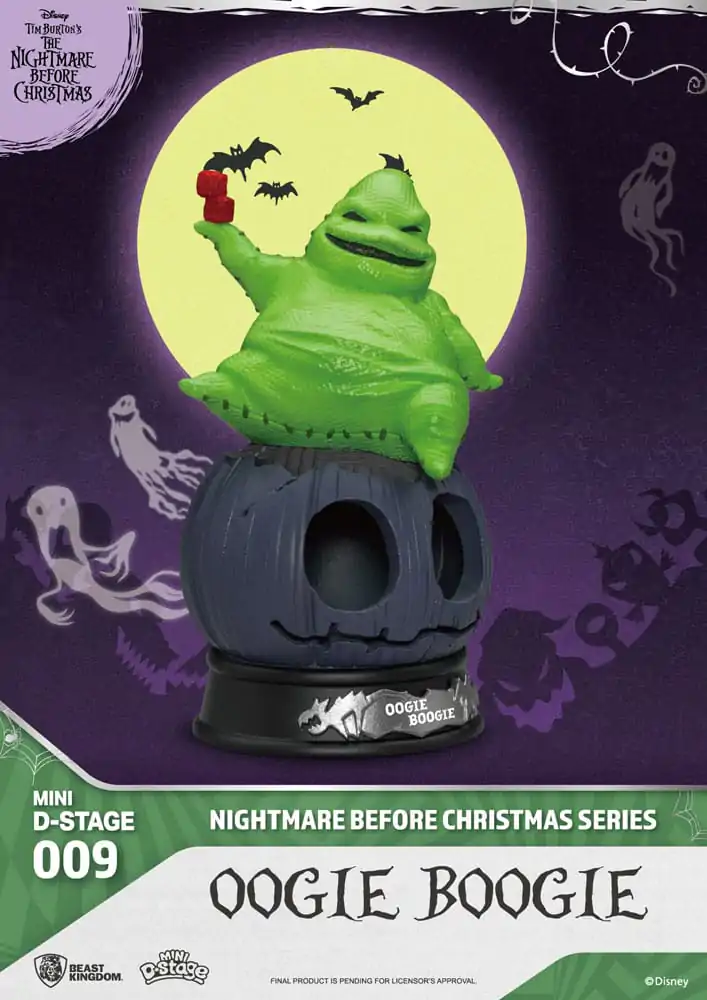 The Nightmare Before Christmas Mini Diorama Stage PVC figúrka Oogie Boogie 10 cm produktová fotografia