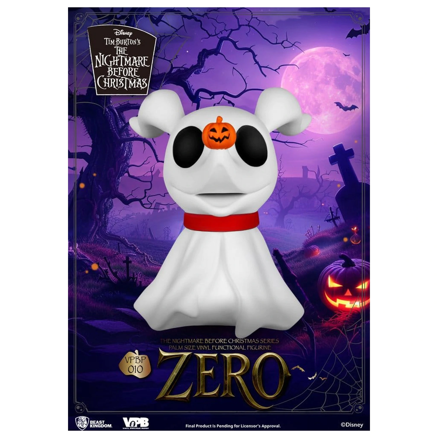 The Nightmare Before Christmas figúrka veľkosti dlane prasiatko Zero 11 cm produktová fotografia