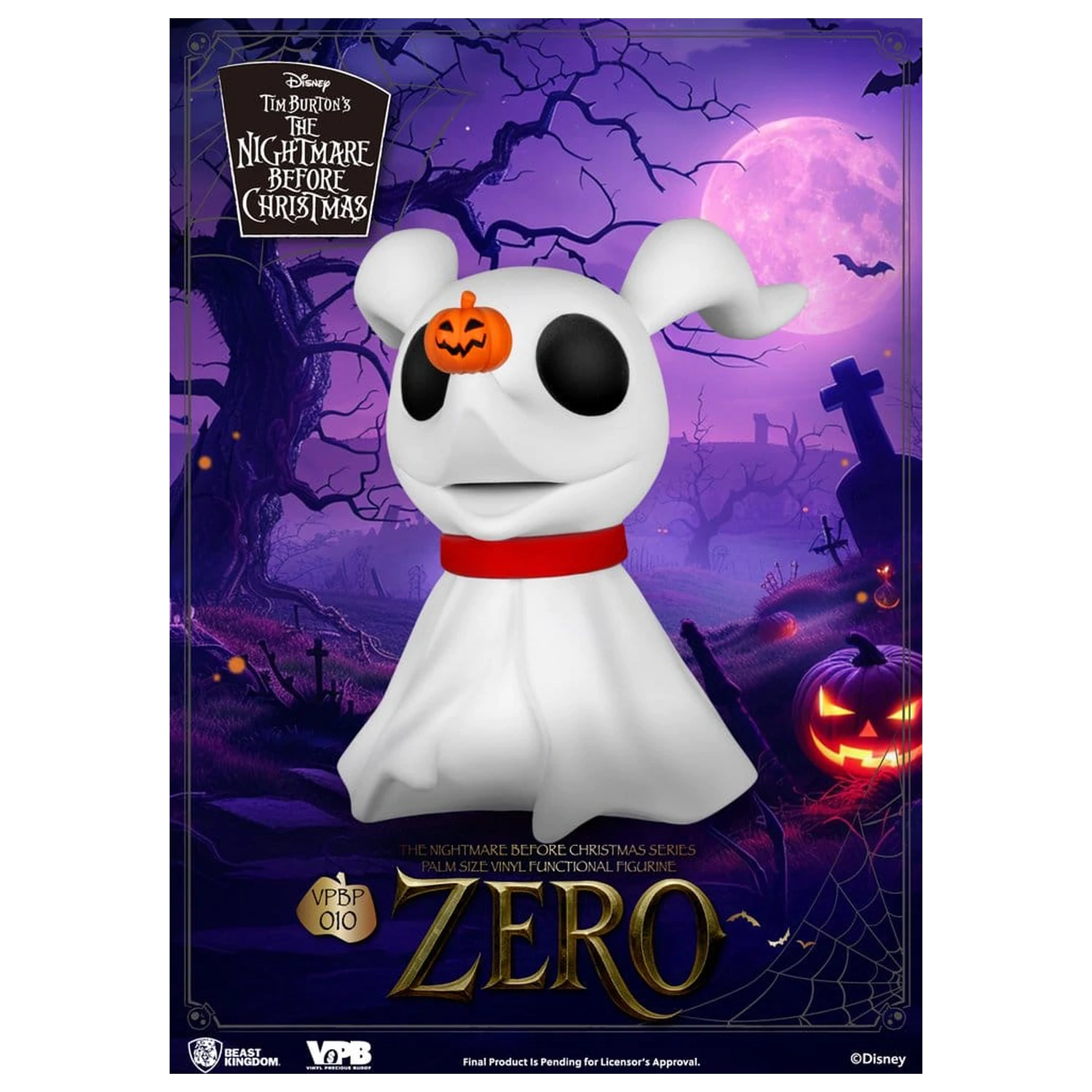 The Nightmare Before Christmas figúrka veľkosti dlane prasiatko Zero 11 cm produktová fotografia