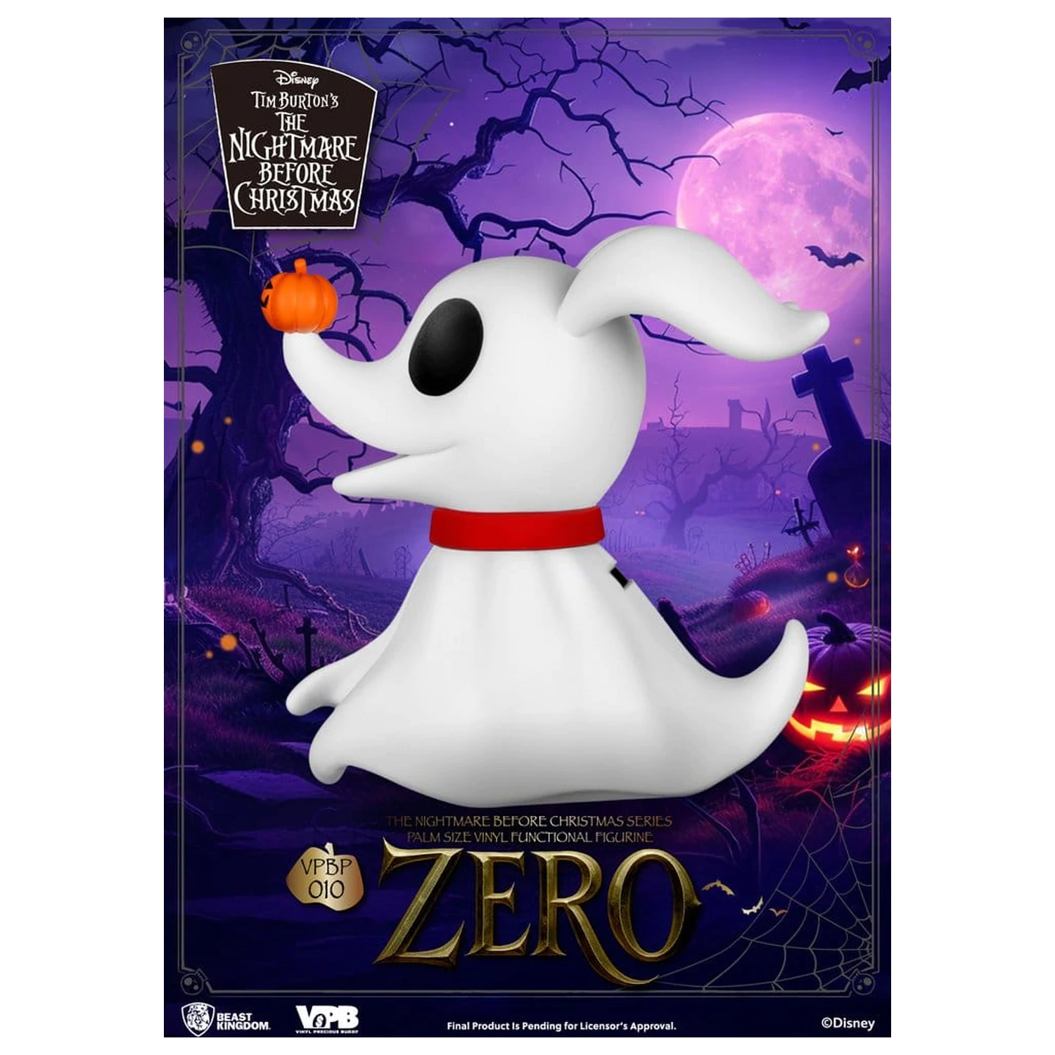 The Nightmare Before Christmas figúrka veľkosti dlane prasiatko Zero 11 cm produktová fotografia