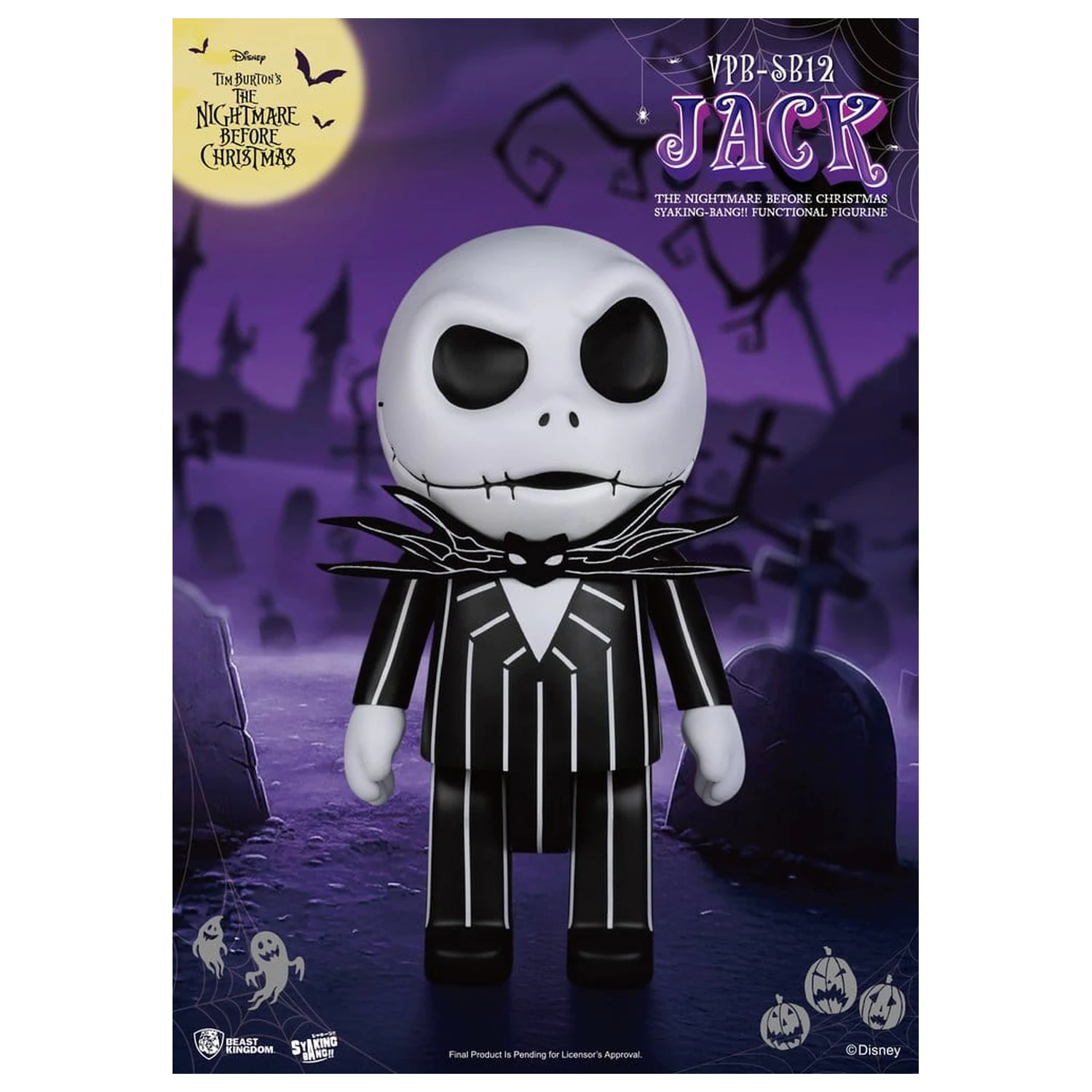The Nightmare Before Christmas syaking-bang figúrková banka Jack 47 cm produktová fotografia