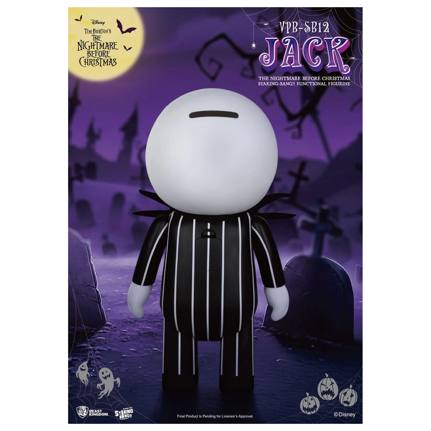 The Nightmare Before Christmas syaking-bang figúrková banka Jack 47 cm produktová fotografia