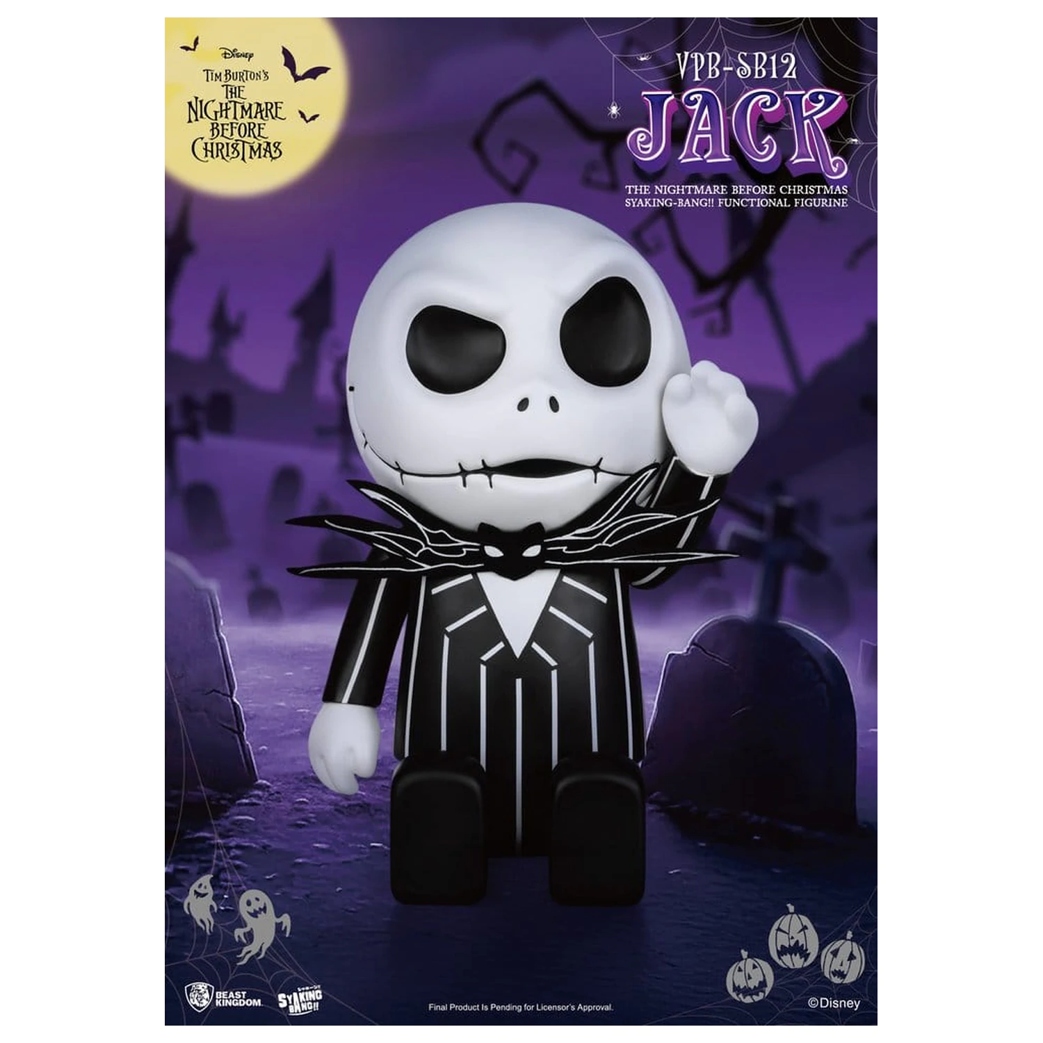 The Nightmare Before Christmas syaking-bang figúrková banka Jack 47 cm produktová fotografia