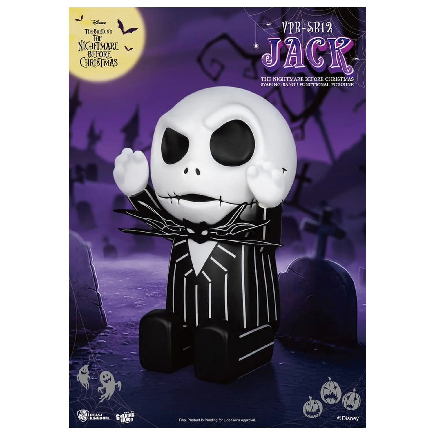 The Nightmare Before Christmas syaking-bang figúrková banka Jack 47 cm produktová fotografia