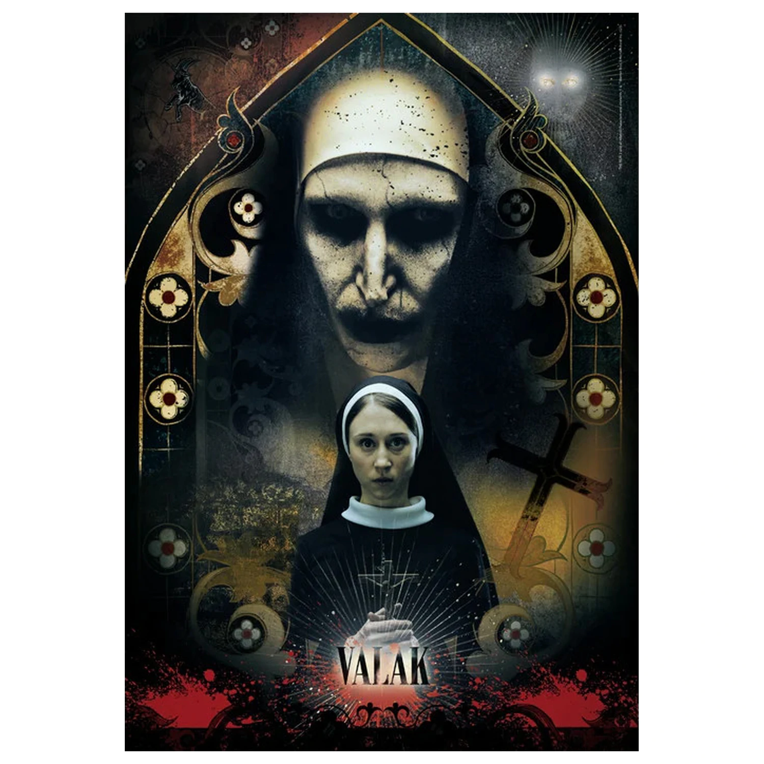 The Nun Valak 1000-dielne kompaktné puzzle produktová fotografia