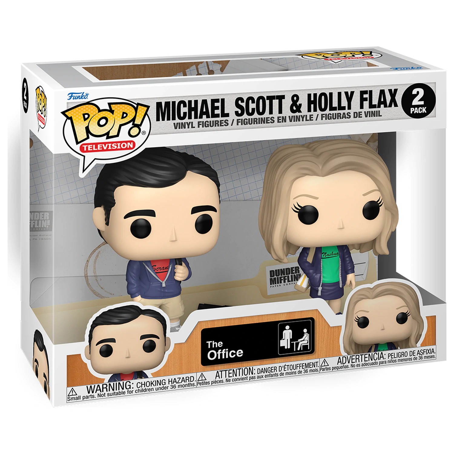 The Office Funko POP! Television Vinylové figúrky 2-Pack Michael & Holly 9 cm produktová fotografia