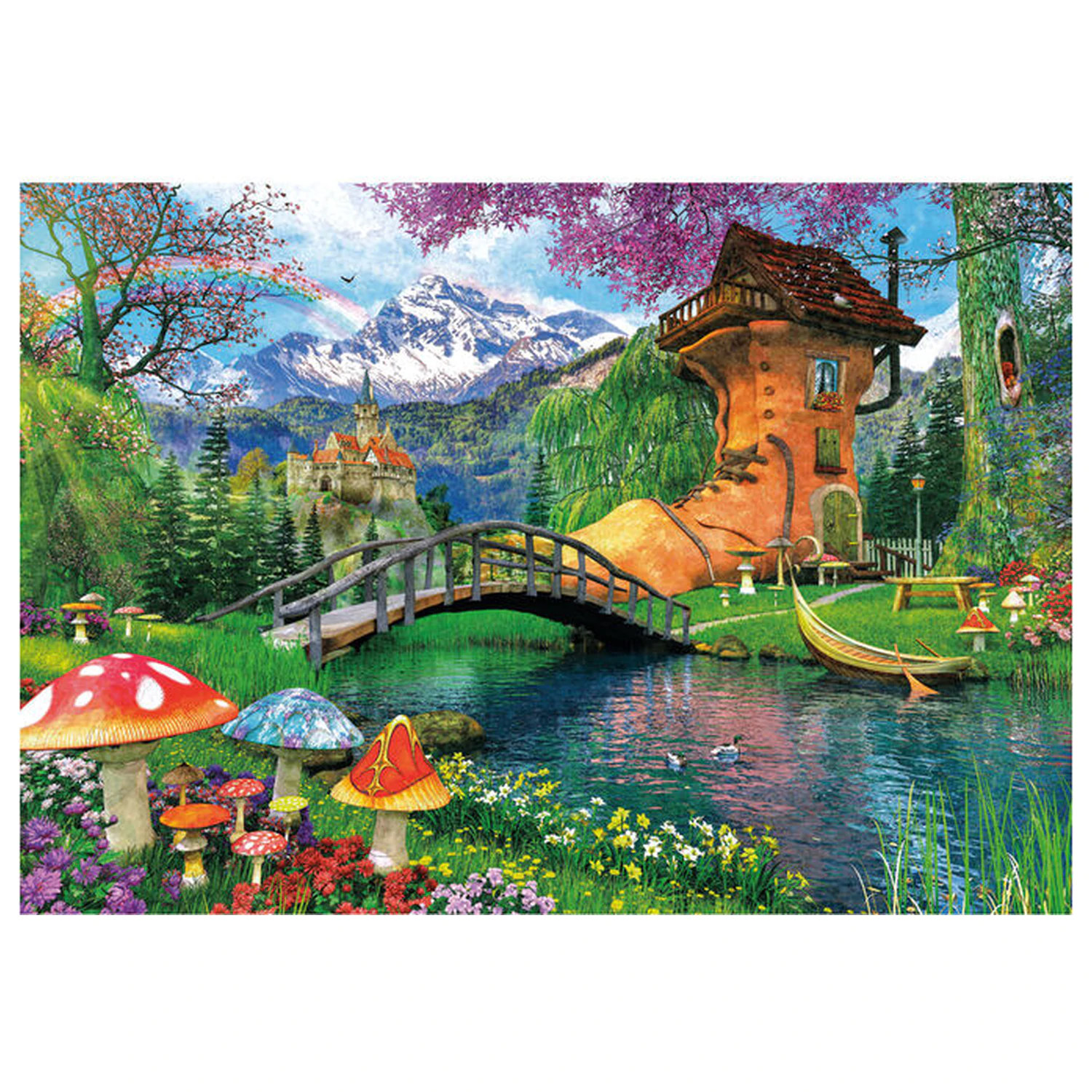 The Old Shoes House puzzle 500 kusov produktová fotografia