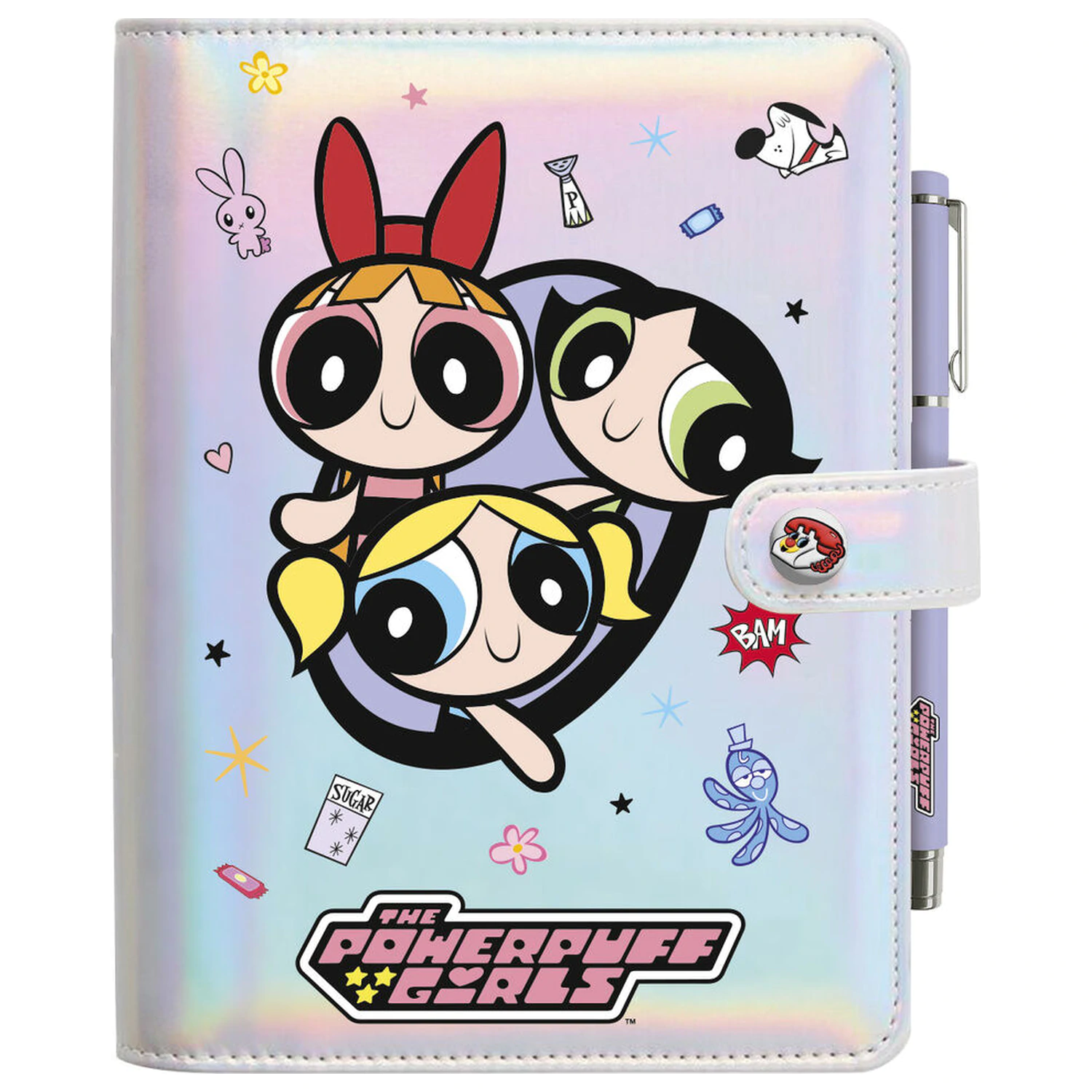 The Powerpuff Girls prémiový A5 zápisník + pero produktová fotografia
