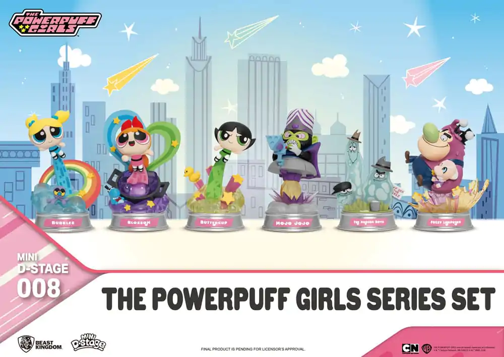 The Powerpuff Girls Mini Diorama Stage Sošky The Powerpuff Girls Series Set 12 cm produktová fotografia