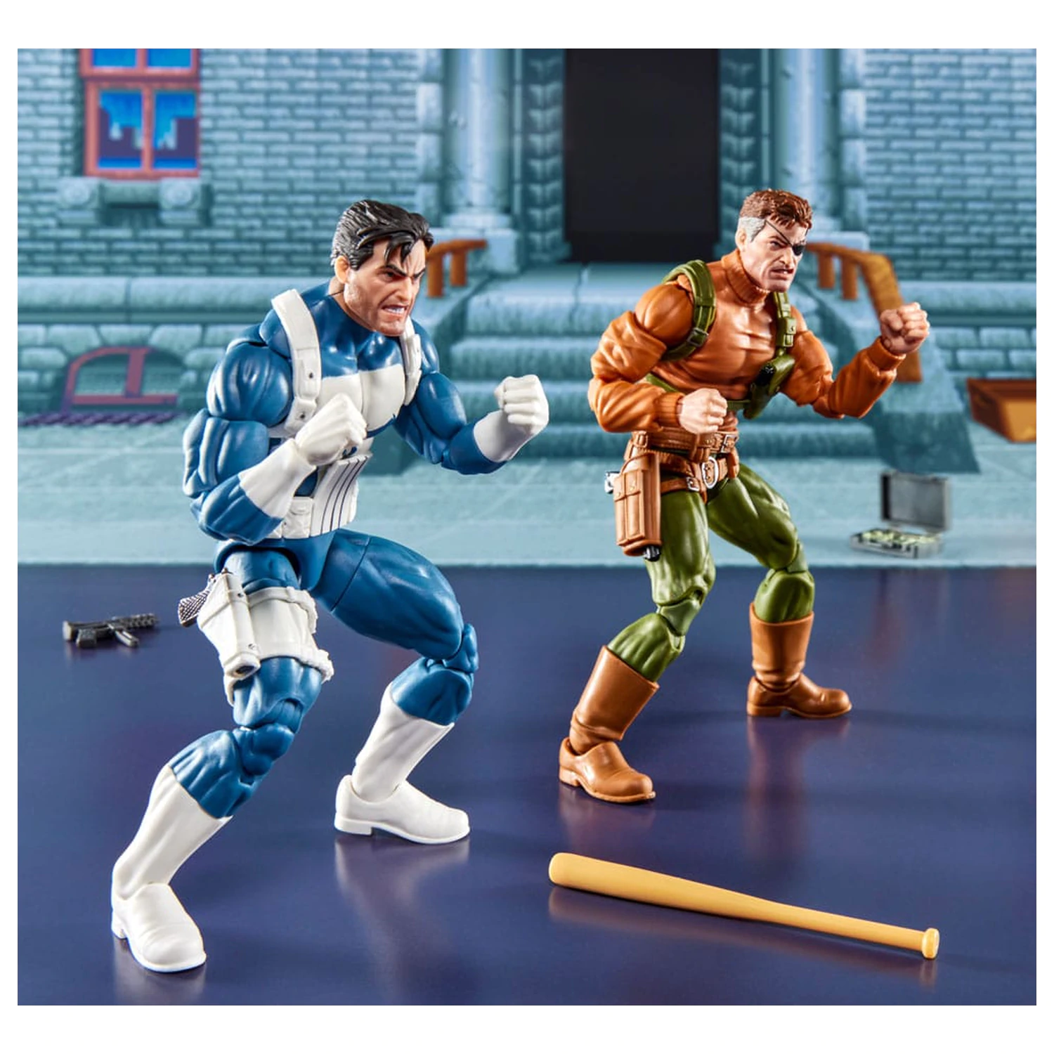 The Punisher Marvel Legends Gamerverse akčná figúrka 2-balenie Punisher & Nick Fury 15 cm produktová fotografia