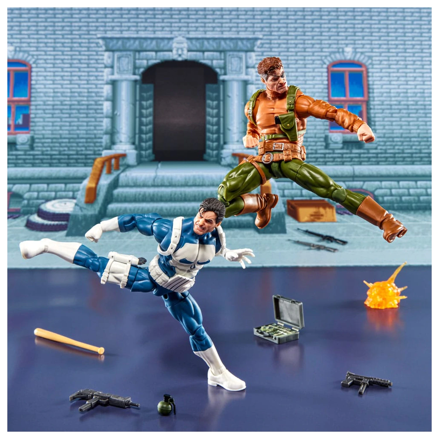 The Punisher Marvel Legends Gamerverse akčná figúrka 2-balenie Punisher & Nick Fury 15 cm produktová fotografia