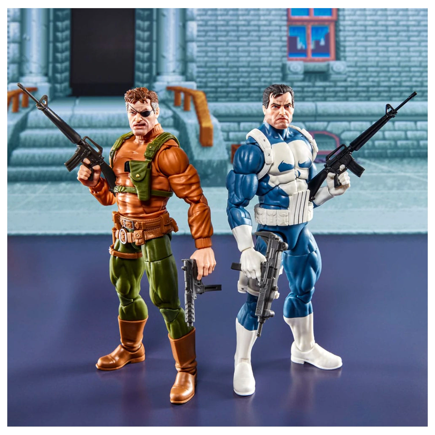 The Punisher Marvel Legends Gamerverse akčná figúrka 2-balenie Punisher & Nick Fury 15 cm produktová fotografia
