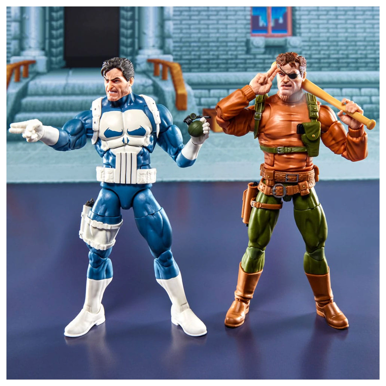 The Punisher Marvel Legends Gamerverse akčná figúrka 2-balenie Punisher & Nick Fury 15 cm produktová fotografia
