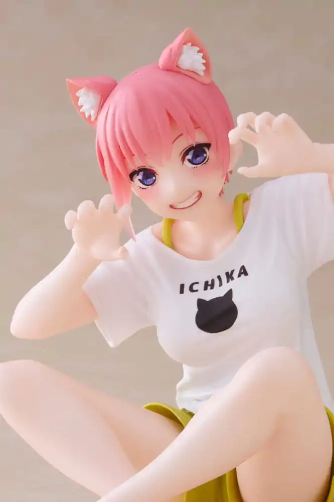 The Quintessential Quintuplets 2 PVC Socha Desktop Ichika Nakano Newley Written Cat Roomwear Ver. 13 cm produktová fotografia