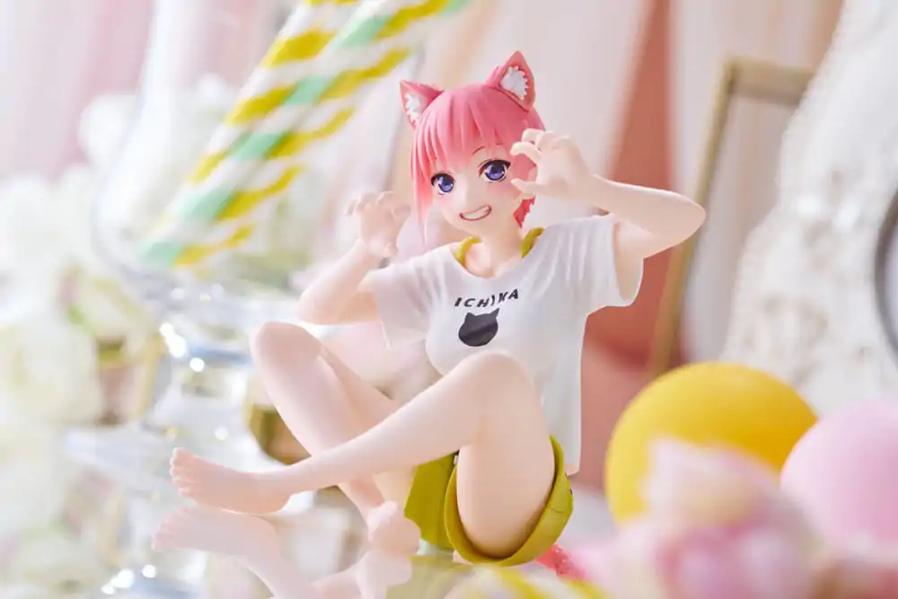 The Quintessential Quintuplets 2 PVC Socha Desktop Ichika Nakano Newley Written Cat Roomwear Ver. 13 cm produktová fotografia