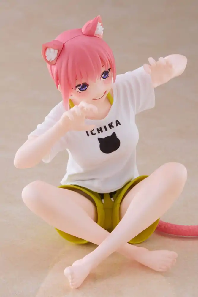 The Quintessential Quintuplets 2 PVC Socha Desktop Ichika Nakano Newley Written Cat Roomwear Ver. 13 cm produktová fotografia