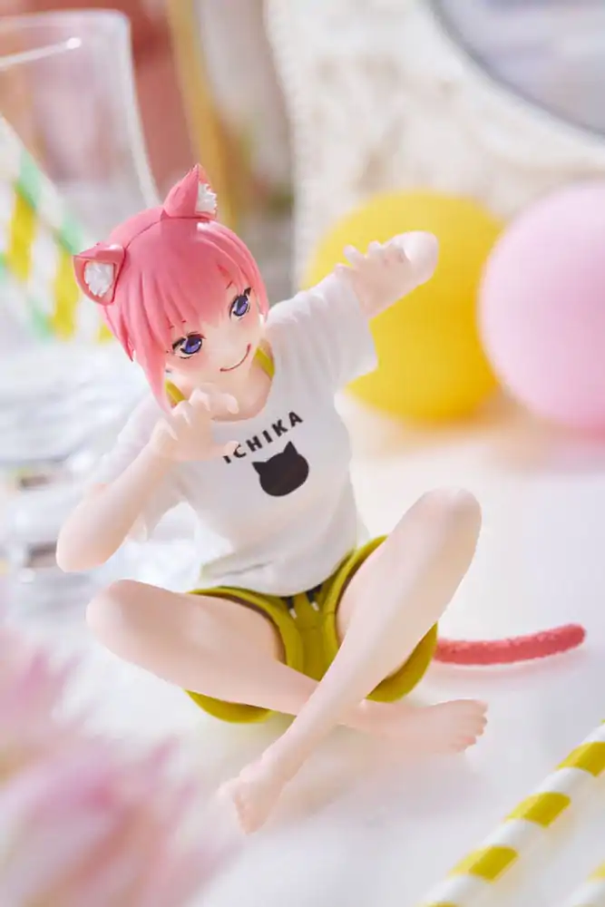 The Quintessential Quintuplets 2 PVC Socha Desktop Ichika Nakano Newley Written Cat Roomwear Ver. 13 cm produktová fotografia