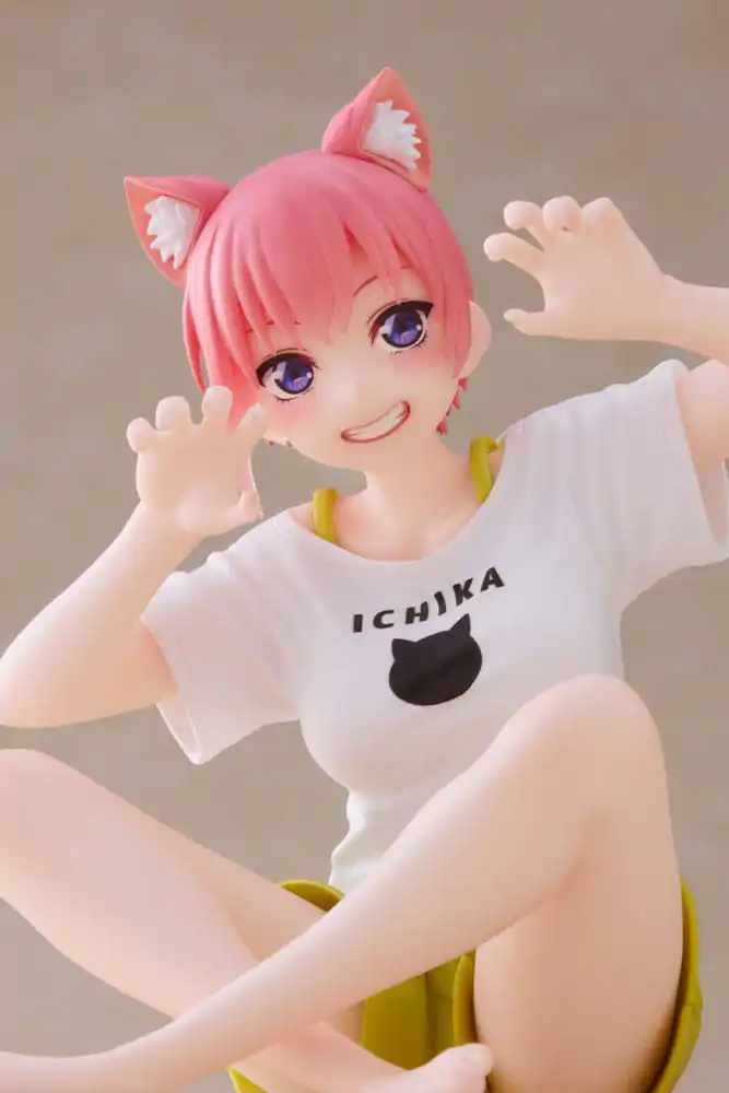 The Quintessential Quintuplets 2 PVC Socha Desktop Ichika Nakano Newley Written Cat Roomwear Ver. 13 cm produktová fotografia