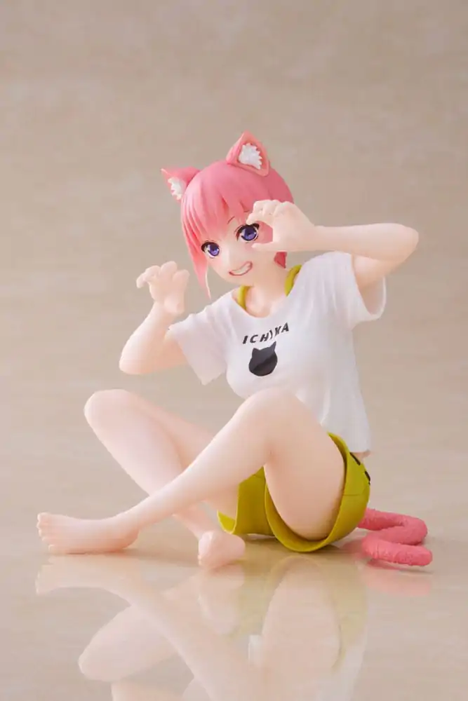 The Quintessential Quintuplets 2 PVC Socha Desktop Ichika Nakano Newley Written Cat Roomwear Ver. 13 cm produktová fotografia