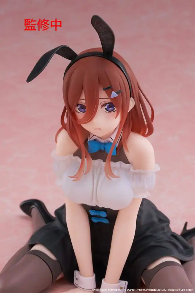 The Quintessential Quintuplets 3 PVC Soška Desktop Cute Figure Miku Nakano (Bunny Ver.) 13 cm produktová fotografia